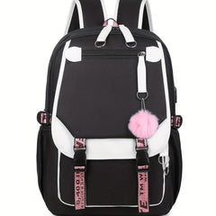 Large Capacity Preppy School Laptop BookBag
