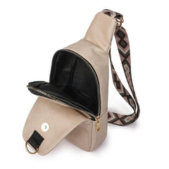 Vintage Crossbody Chest Bag Retro Sling Bag Women's Casual Shoulder Purse
