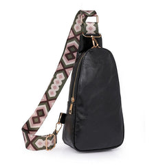 Vintage Crossbody Chest Bag Retro Sling Bag Women's Casual Shoulder Purse
