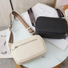 Casual Square Shoulder Bag Crossbody With Wide Straps