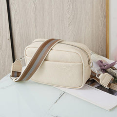 Casual Square Shoulder Bag Crossbody With Wide Straps