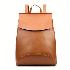 Vintage Flap Backpack Purse Retro Two Way Preppy School Bag