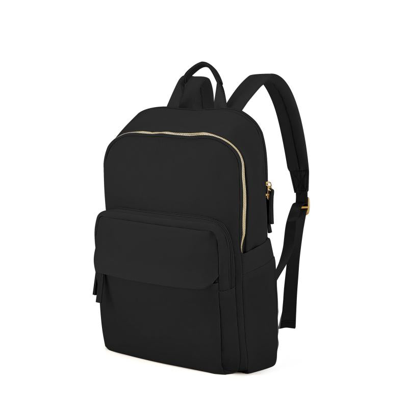 Casual Zipper Backpack All Match Daypack Business Laptop Bag