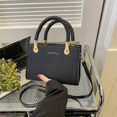 Letter Graphic Tote Bag Crossbody Satchel for Shopping