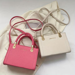 Letter Graphic Tote Bag Crossbody Satchel for Shopping