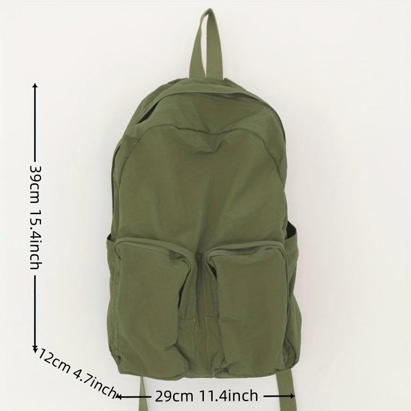 Preppy Style Schoolbag Large Capacity Travel Daypack