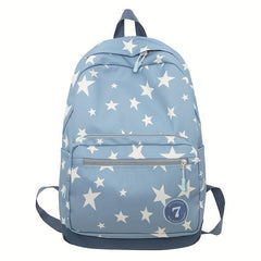 Leisure Ins Star Printed Backpack Large capacity Travel Bag