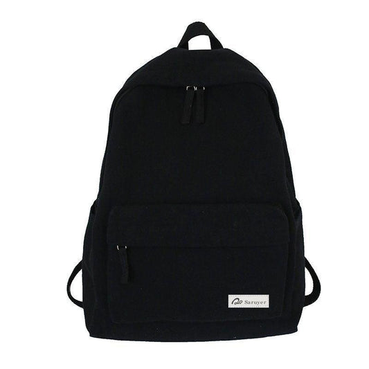 Minimalist Solid Backpack School Rucksack