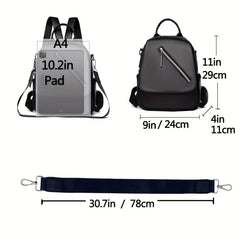 Small Flap Backpack Minimalist All Match Storage Travel Daypack