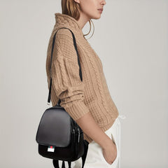 Small Flap Backpack Minimalist All Match Storage Travel Daypack