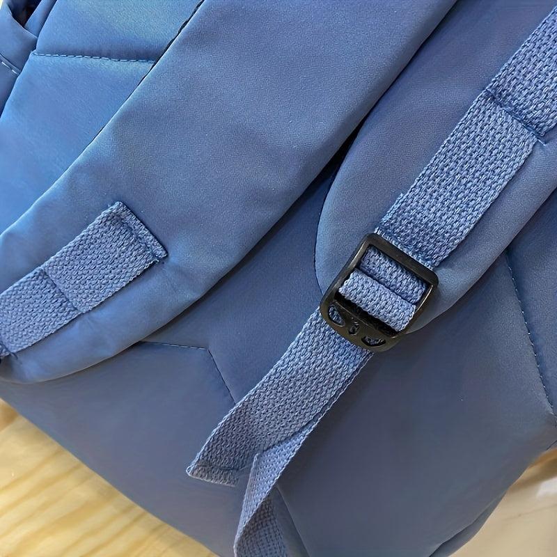 Preppy Style Student Bookbag Casual Nylon Travel School Bag