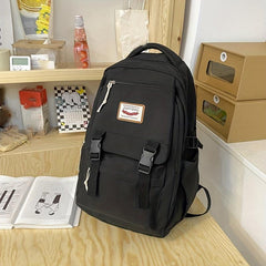Preppy Style Student Bookbag Casual Nylon Travel School Bag