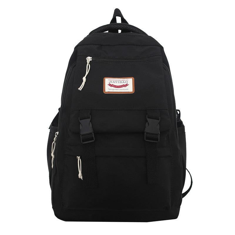 Preppy Style Student Bookbag Casual Nylon Travel School Bag