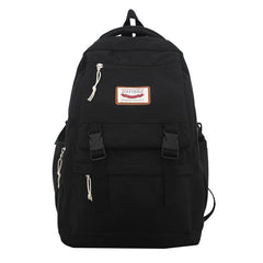 Preppy Style Student Bookbag Casual Nylon Travel School Bag