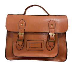 Vintage Preppy Handbag School Flap Backpack Storage Bag