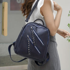 Vintage Convertible Backpack Purse Retro Anti Theft Travel Bag