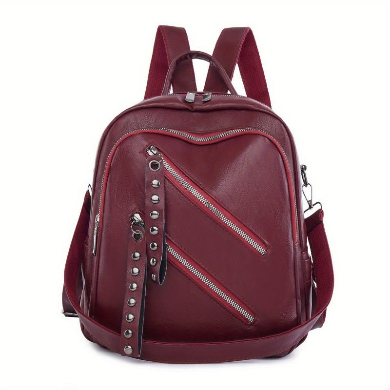 Vintage Convertible Backpack Purse Retro Anti Theft Travel Bag