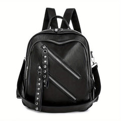 Vintage Convertible Backpack Purse Retro Anti Theft Travel Bag