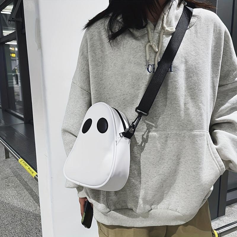 Halloween Pumpkin Ghost Purse Crossbody Bag Spooky Season