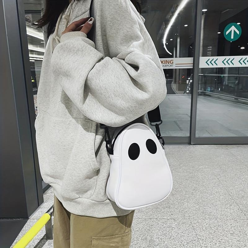 Halloween Pumpkin Ghost Purse Crossbody Bag Spooky Season