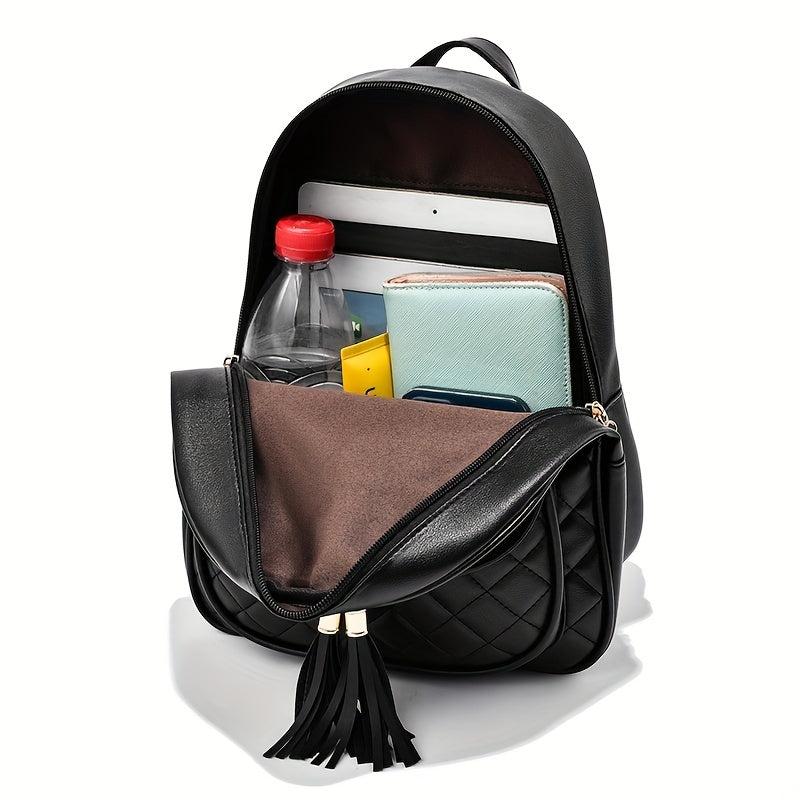 3-Pc Classic Bag Set: Argyle Backpack, Clutch Pouch, Card Case