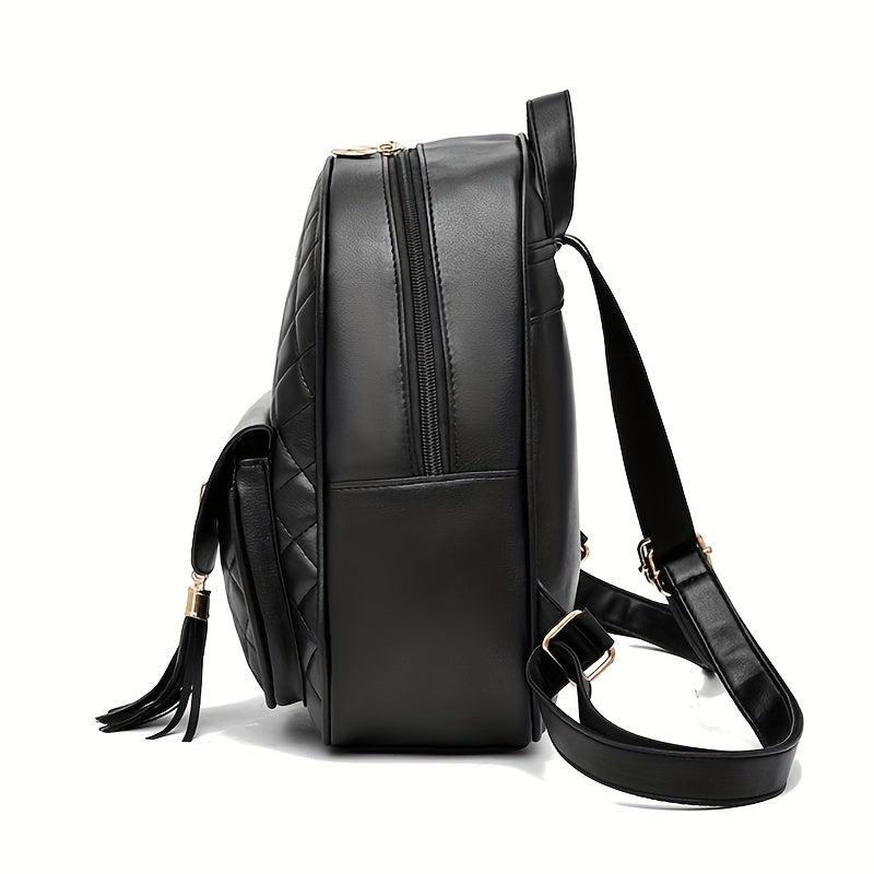 3-Pc Classic Bag Set: Argyle Backpack, Clutch Pouch, Card Case