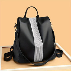 Retro Rhinestone Decor Backpack Purse Convertible Shoulder Bag