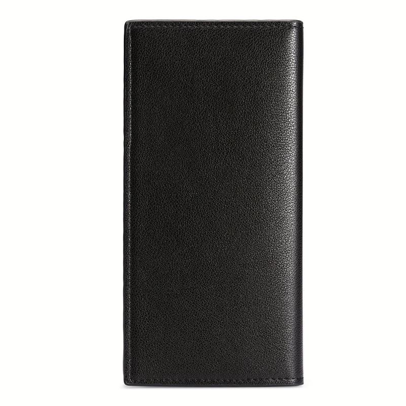 Men's Leather Long Wallet Card Holder Clutch Bag Money Clip