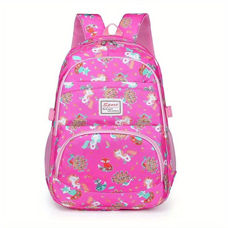 Cartoon Animal Backpack Student Schoolbag Travel Bookbag
