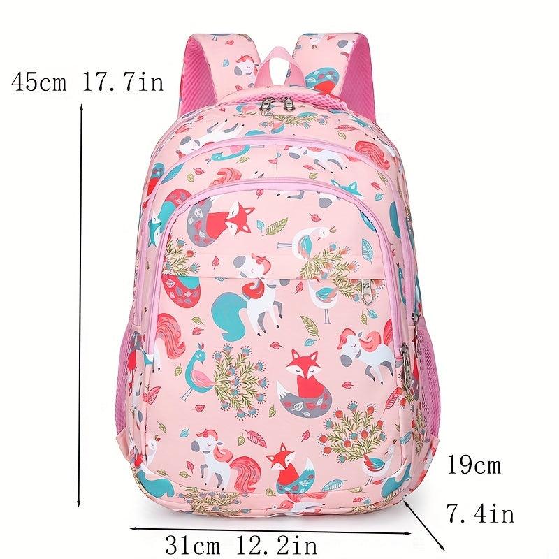 Cartoon Animal Backpack Student Schoolbag Travel Bookbag