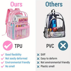 Minimalist Zipper Backpack Large Capacity Preppy School Bag