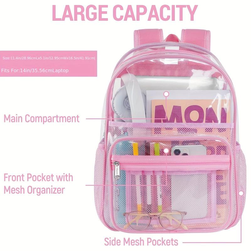 Minimalist Zipper Backpack Large Capacity Preppy School Bag
