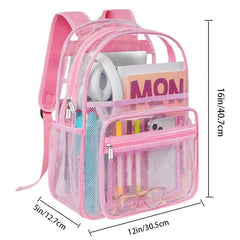 Minimalist Zipper Backpack Large Capacity Preppy School Bag