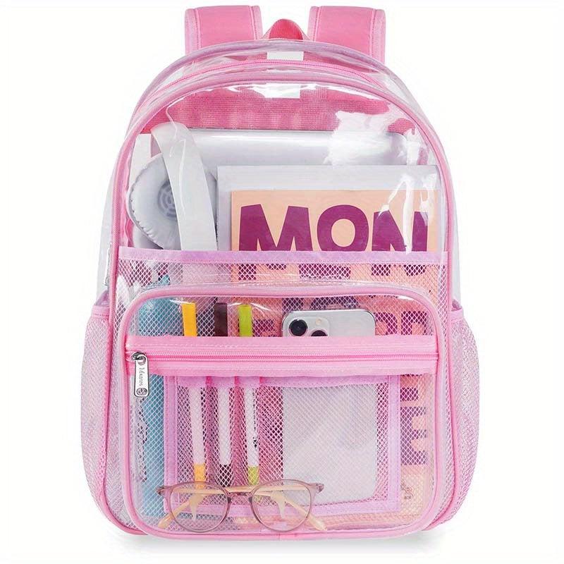 Minimalist Zipper Backpack Large Capacity Preppy School Bag