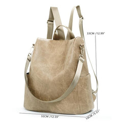 Vintage Geometric Pattern Backpack for Travel Women's All Match Bag