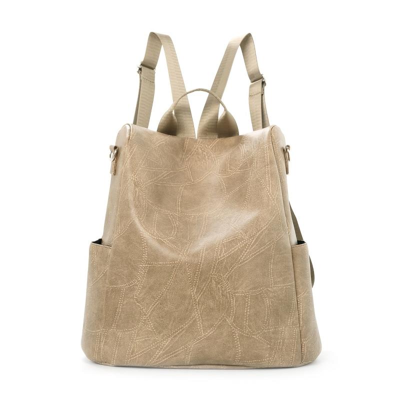 Vintage Geometric Pattern Backpack for Travel Women's All Match Bag