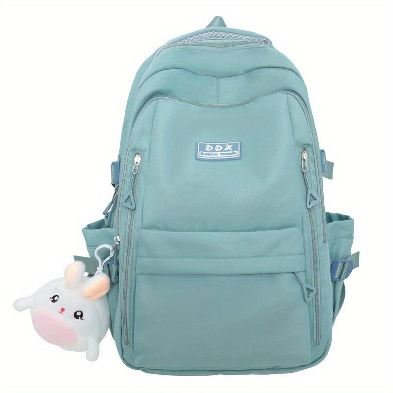 Large Capacity Preppy Backpack Heavy Duty School Bag Casual Daypack