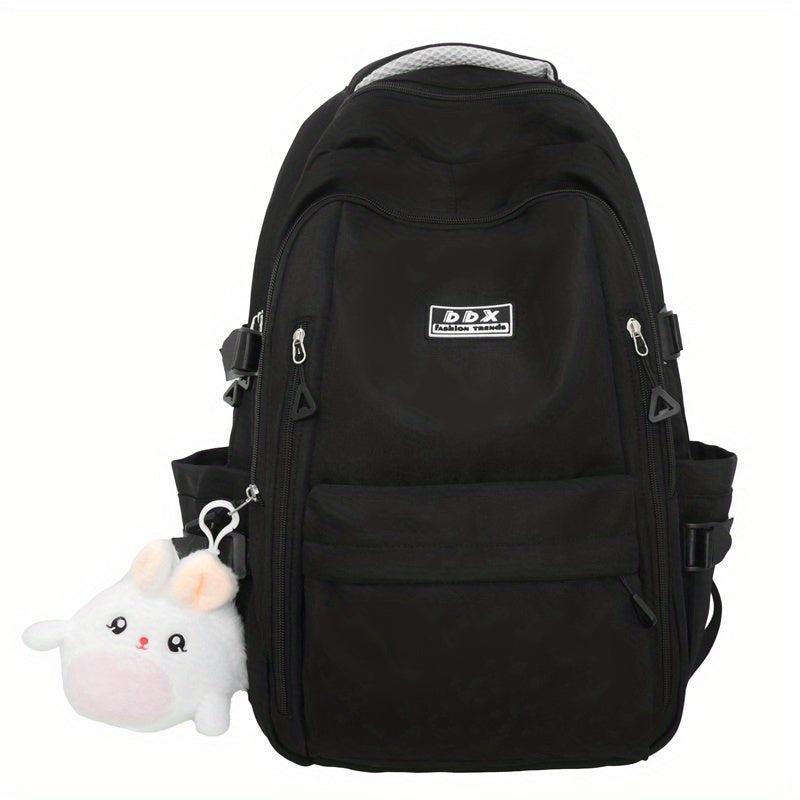 Large Capacity Preppy Backpack Heavy Duty School Bag Casual Daypack