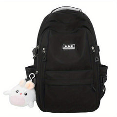 Large Capacity Preppy Backpack Heavy Duty School Bag Casual Daypack