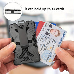 Men's Slim Wallet RFID Blocking Credit Card Holder Minimalist Wallet