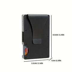 Men's Slim Wallet RFID Blocking Credit Card Holder Minimalist Wallet