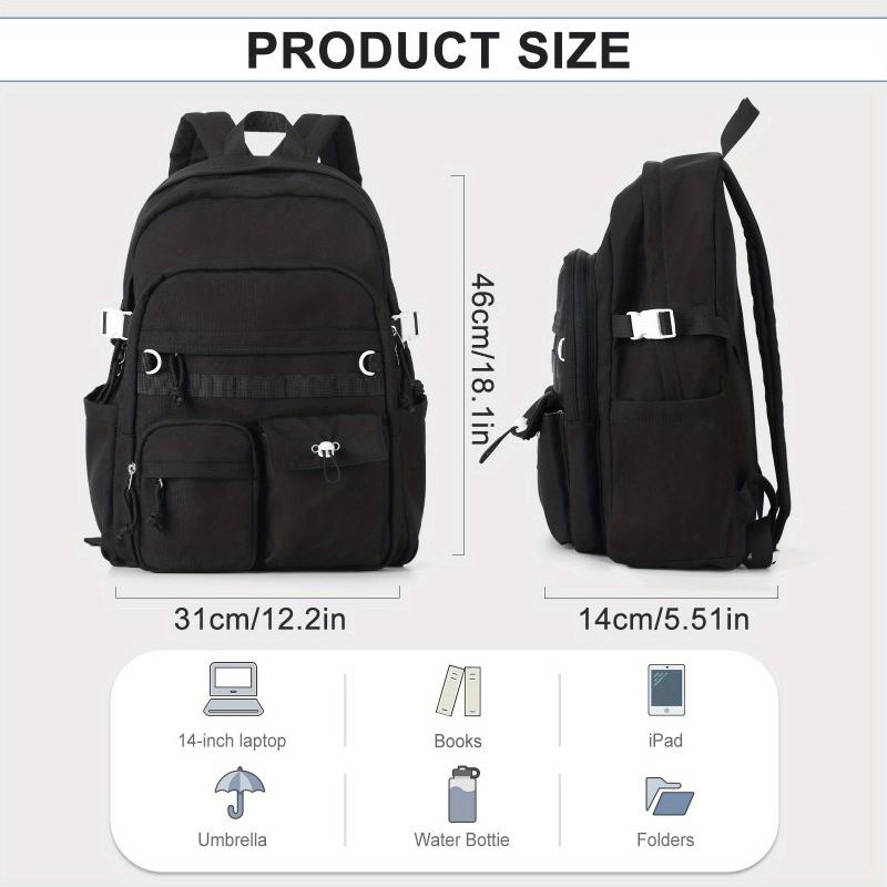 Purple 35 56 Cm Laptop Backpack Large Capacity Back To School Bag