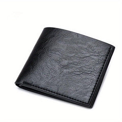 Men's Leather Thin Money Clip Card Holder Wallet