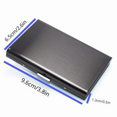 Stainless Steel RFID Card Holder Business Card Box