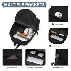 Heavy Duty Travel Backpack 35 56 Cm Laptop Bag for Students