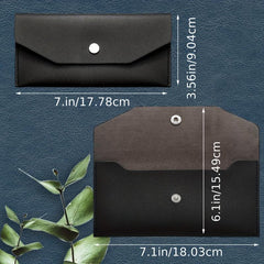 Budget Binder Cash Envelopes Wallet PU Leather Money Bag