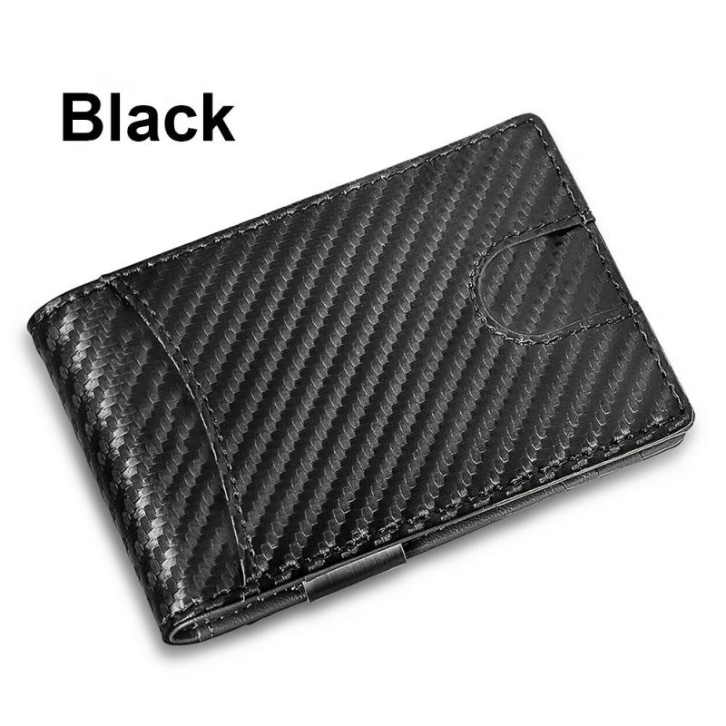 RFID Blocking Slim Wallet Minimalist Credit Card Holder Money Clip