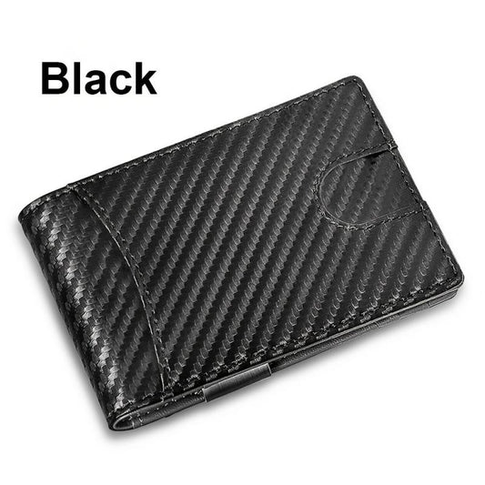 RFID Blocking Slim Wallet Minimalist Credit Card Holder Money Clip