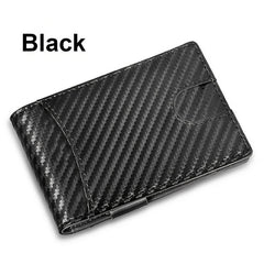 RFID Blocking Slim Wallet Minimalist Credit Card Holder Money Clip