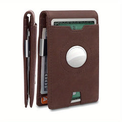 Men's RFID Blocking Money Clip Wallet 11 Card Slots Bifold Card Holder